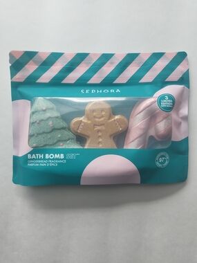 Sephora Holiday Gingerbread Bath Bomb Set - BRAND NEW